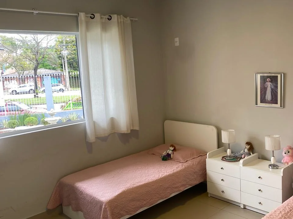 Suíte preparada para hospedagem temporária